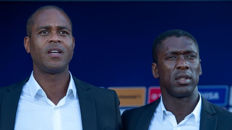 Clarence Seedorf (right) and Patrick Kluivert have been sacked
