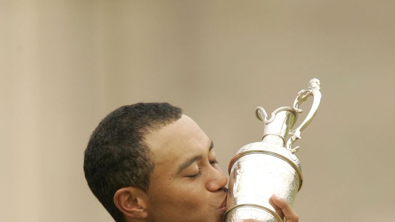 Woods would go on and defend the Claret Jug a year later