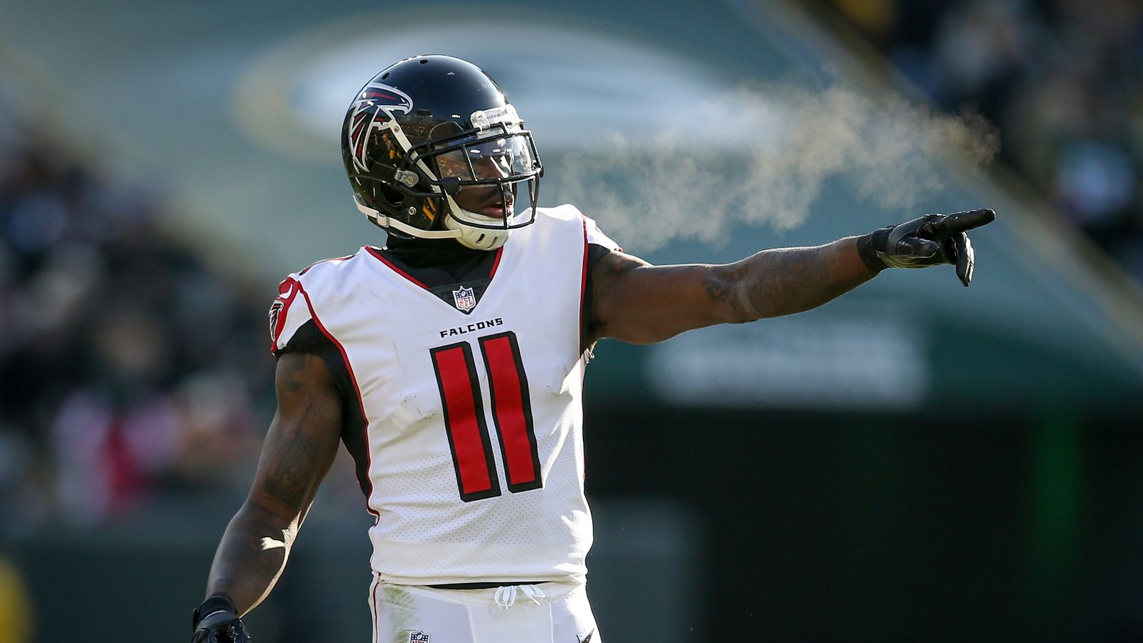 Download Atlanta Falcons wide receiver Julio Jones during a game Wallpaper