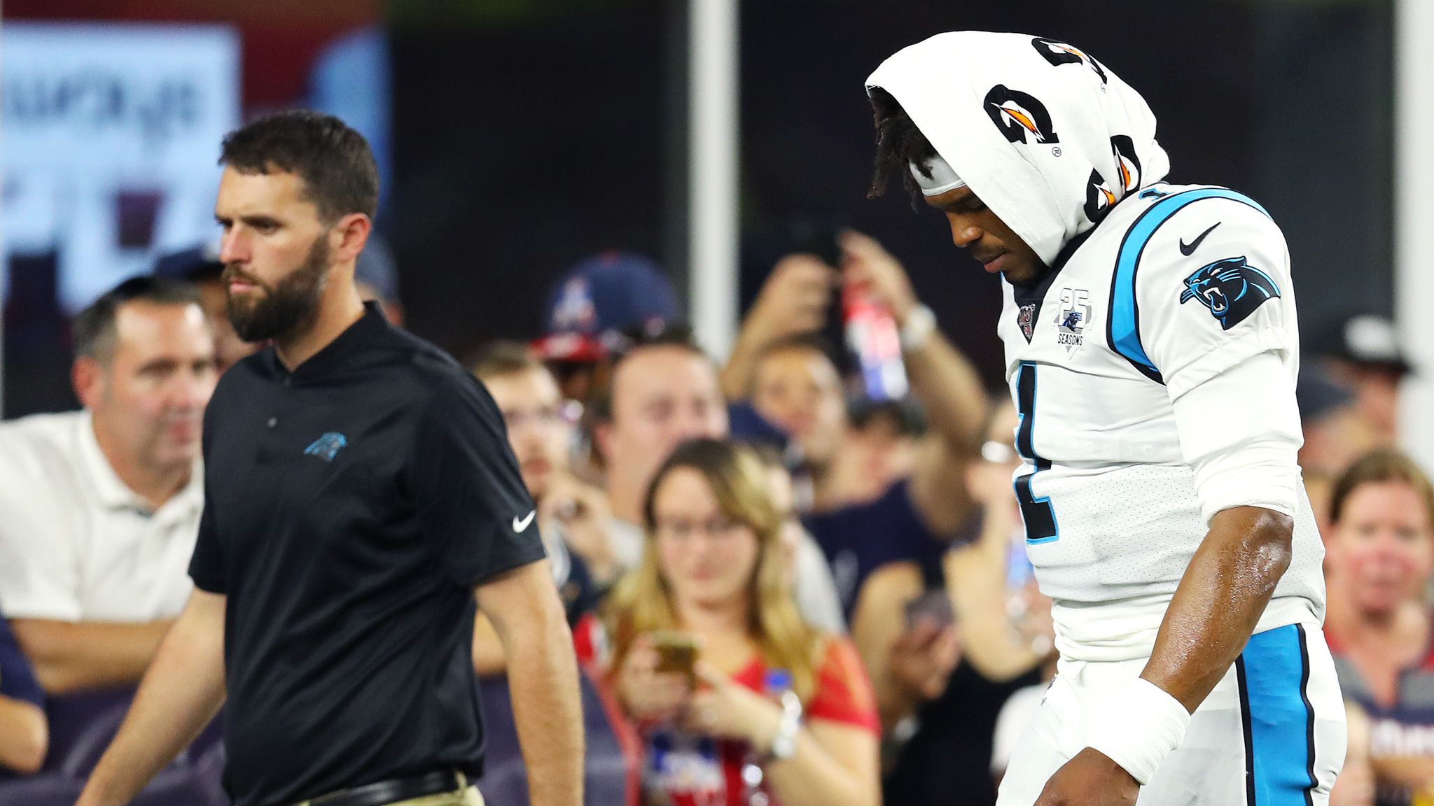 Bleacher Report on X: Cam Newton will be returning to Carolina pending his  physical @brgridiron  / X