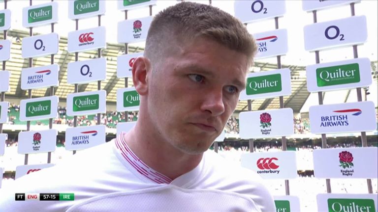 Owen Farrell feels the 'best rugby is in front of us' and England are still building after a dominant display against Ireland