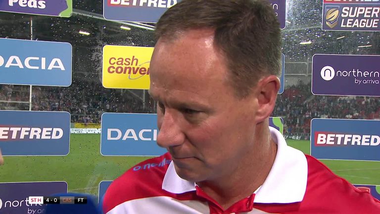 Justin Holbrook praised how St Helens toughed it out against Castleford Tigers following the Challenge Cup final loss.