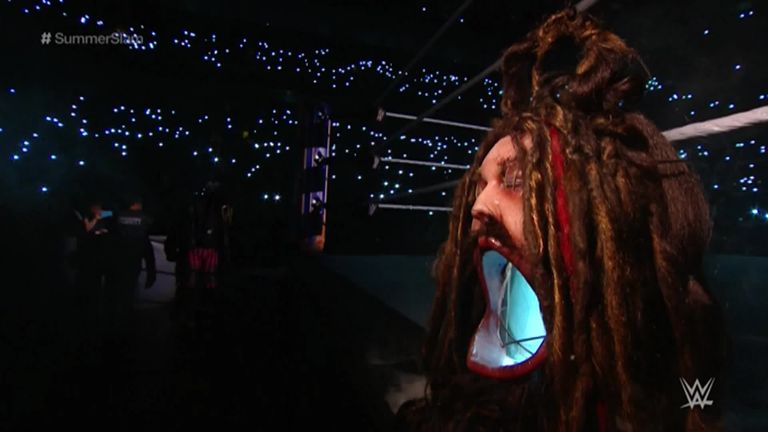 The Fiend's entrance lived up to expectation at SummerSlam