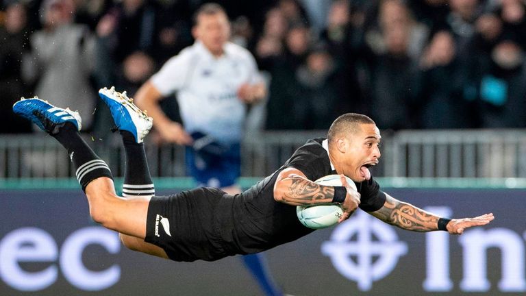 Watch the highlights as Aaron Smith was one of five try scorers as the All Blacks responded in brutal fashion against Australia 