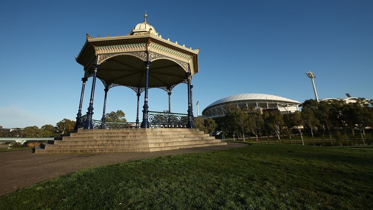 Adelaide's Elder Park lies south of the Oval, across the River Torrens
