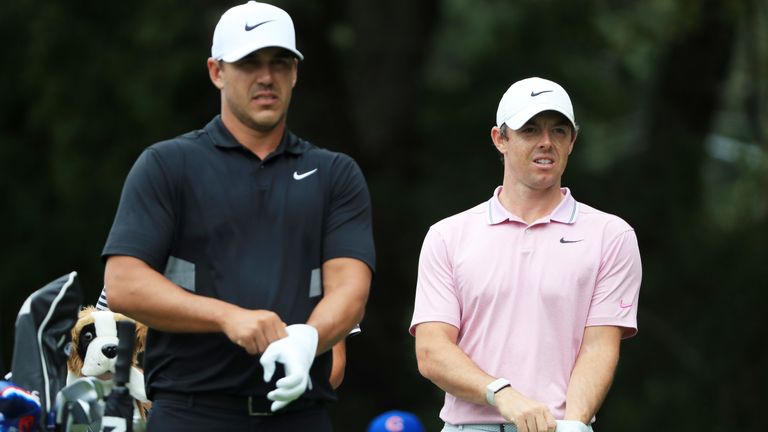 Brooks Koepka started the final round with a one-shot lead