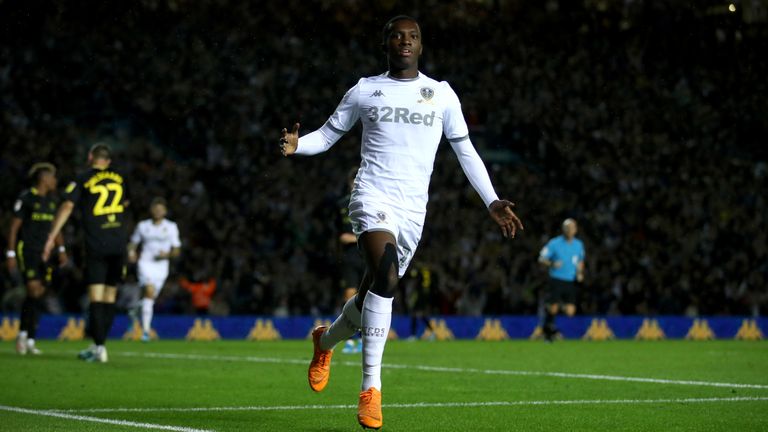 Eddie Nketiah came off the bench to score the winning goal for Leeds