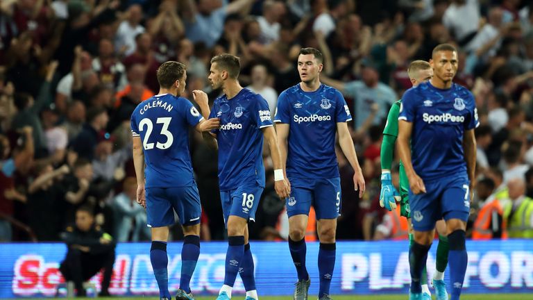 Everton suffered their first defeat in the Premier League this season