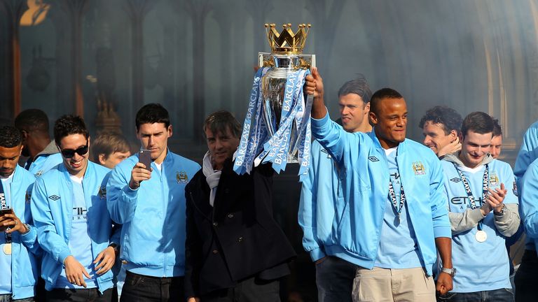 Barry won the Premier League title with Manchester City in 2012