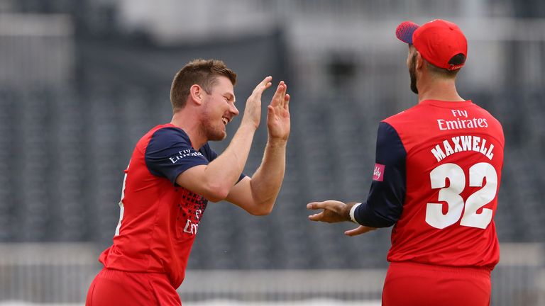 Lancashire's unbeaten start to the Vitality Blast continued with a win over Nottinghamshire on Saturday