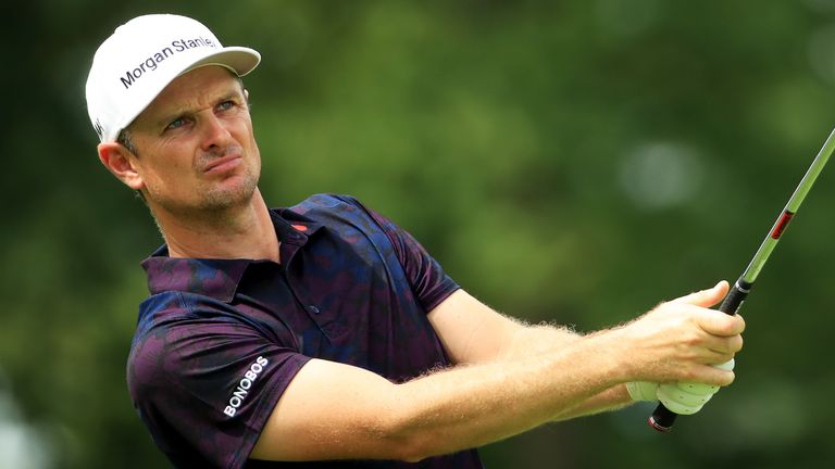 Justin Rose Battling Knee Injury Ahead Of Bmw Pga Championship Golf News Sky Sports