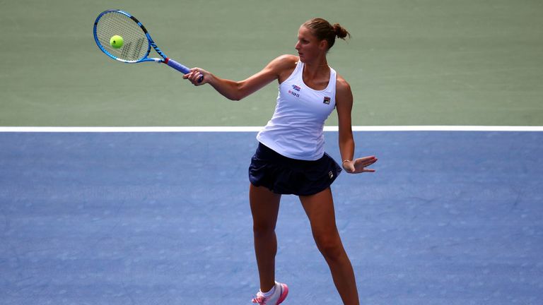Karolina Pliskova is also in the race to become the new world No 1 on Monday