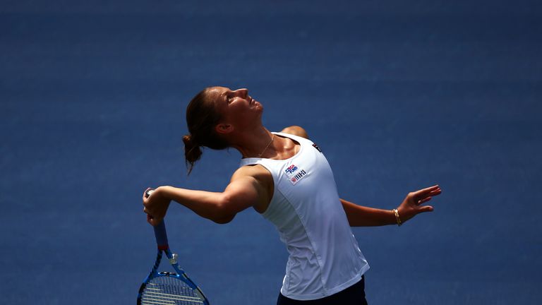 Karolina Pliskova won 80 per cent of first-serve points against Anett Kontaveit