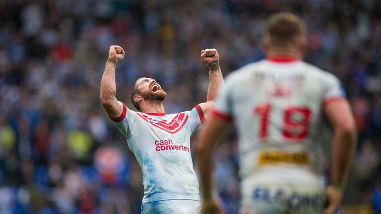 Kyle Amor was with his family when he found out about St Helens' League Leaders' Shield triumph