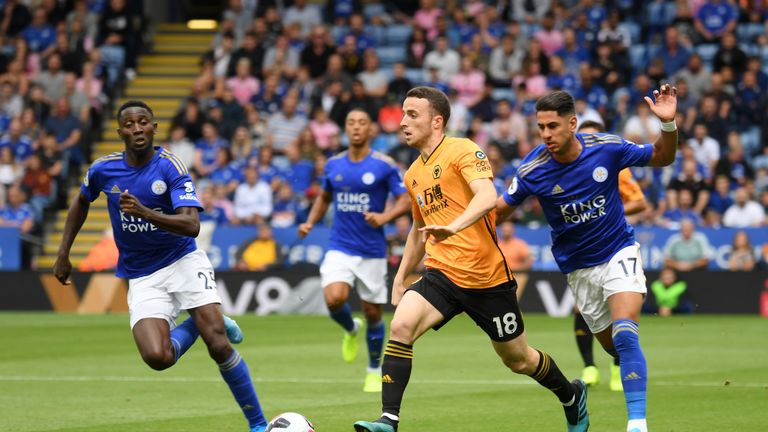 Ayoze Perez was handed his Leicester debut but had a quiet game