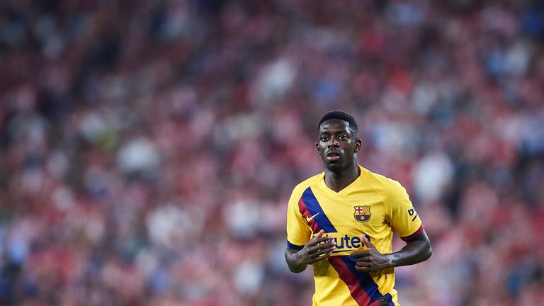 Ousmane Dembele ha comenzado solo tres juegos de La Liga este período