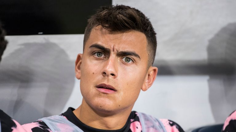 Dybala could miss out on a spot in Juventus' Champions League squad
