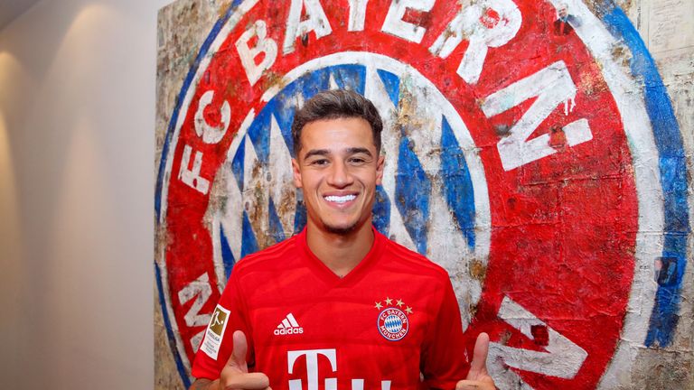 Philippe Coutinho has joined Bayern Munich on loan