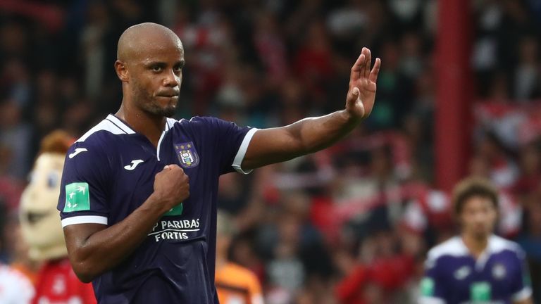 Kompany has played in all four of Anderlecht's league games so far this season