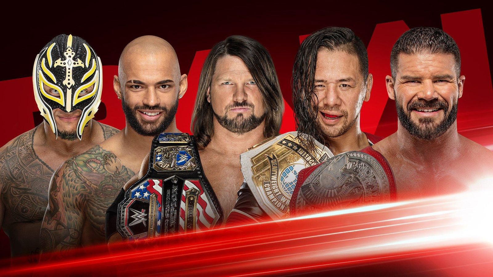 WWE Raw: Fatal five-way for title shot WWE News Sky Sports Wwe Raw 