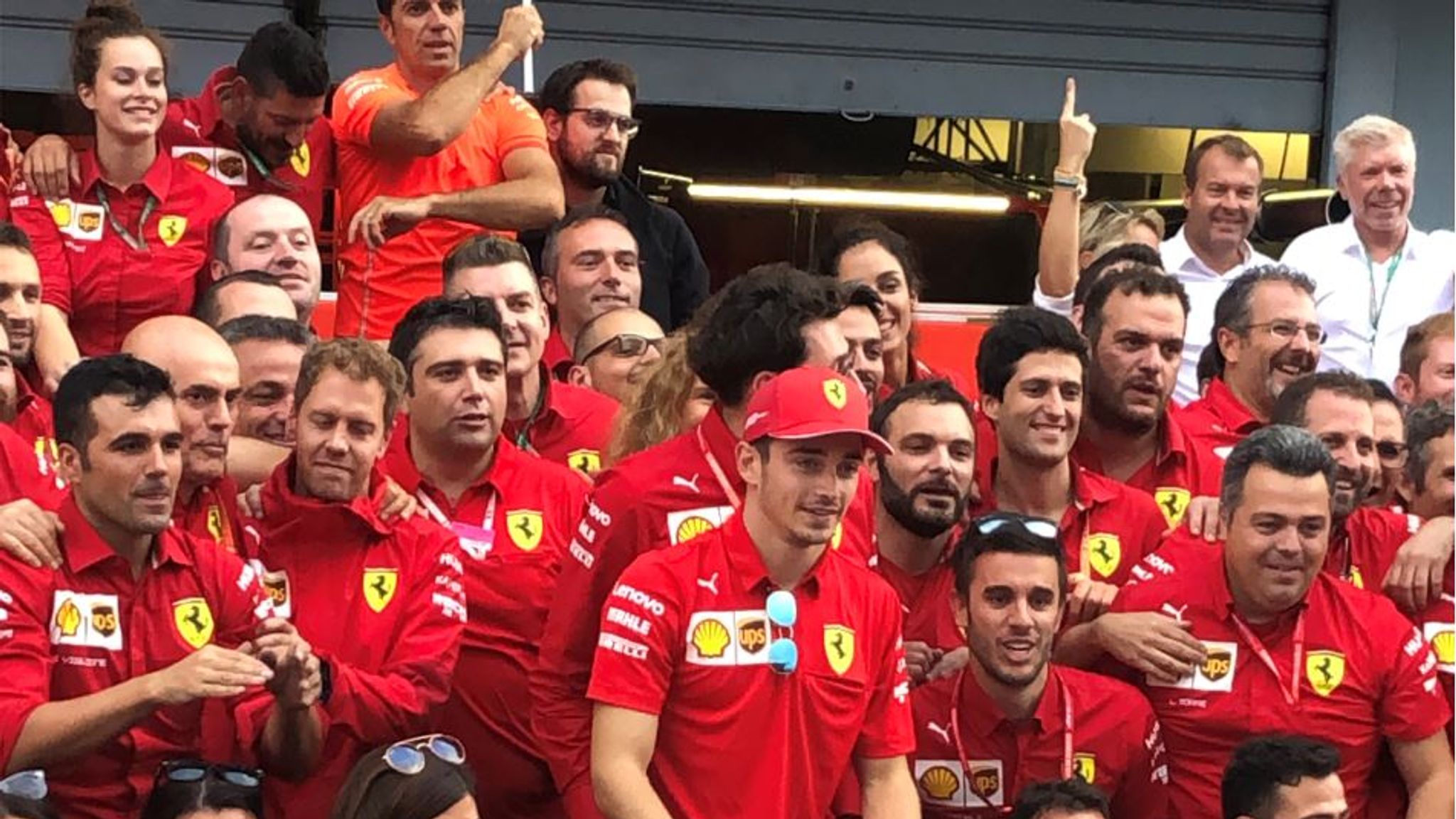 Charles Leclerc Fan Page on X: The Spa and Monza trophies in Maranello  during the celebrations with the team yesterday ❤️ @Charles_Leclerc  driving Ferrari SF90 📸 : marrinergrant (IG) #F1 #Charles16   /