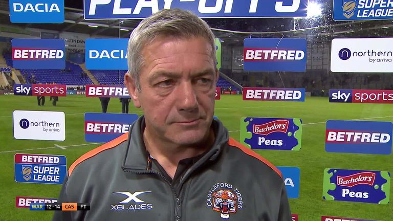 Castleford head coach Daryl Powell expressed his pride as his side marched on in the play-offs