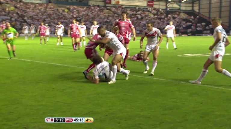 St Helens made it to a sixth successive Super League Grand Final after a 26-18 win over fierce rivals Wigan