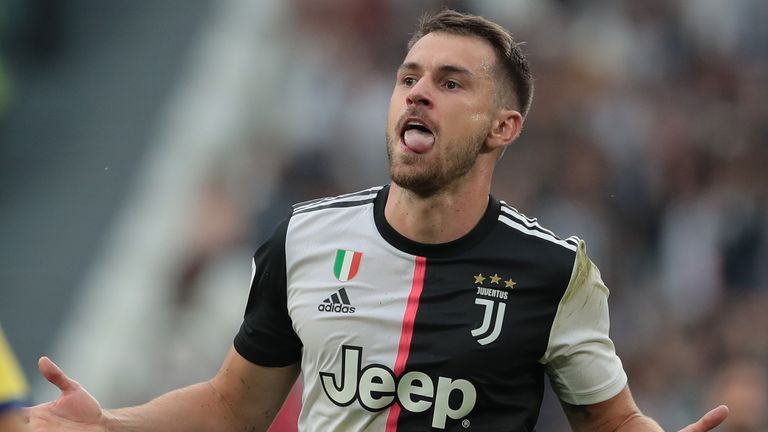 Aaron Ramsey marcó su primer gol para la Juventus