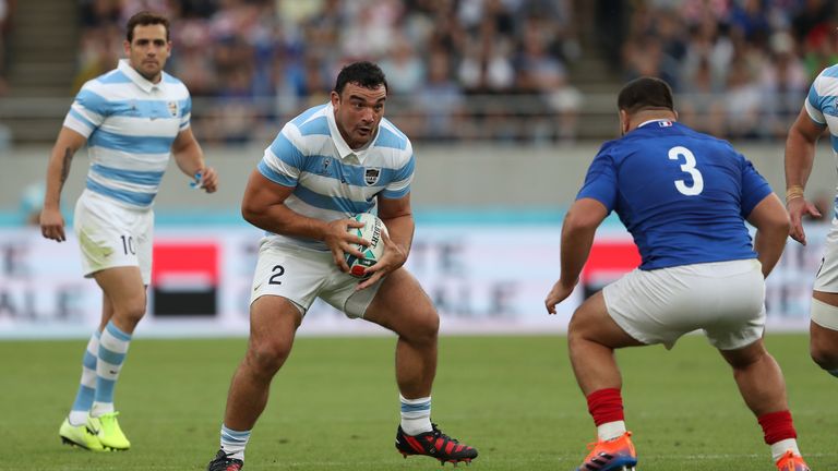 Agustin Creevy is on the bench for Argentina's clash with Tonga