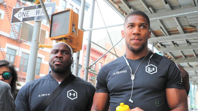 Joshua's cousin Ben Ileyemi, nicknamed 'Benga', is part of his team