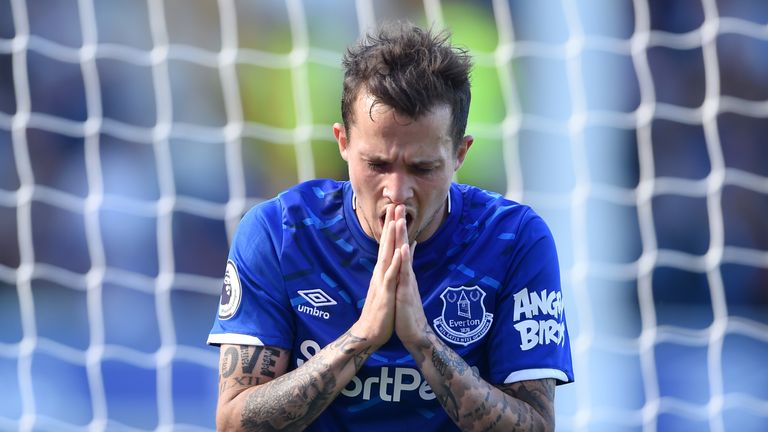 Bernard rues a missed chance during Saturday's 2-0 defeat to Sheffield United
