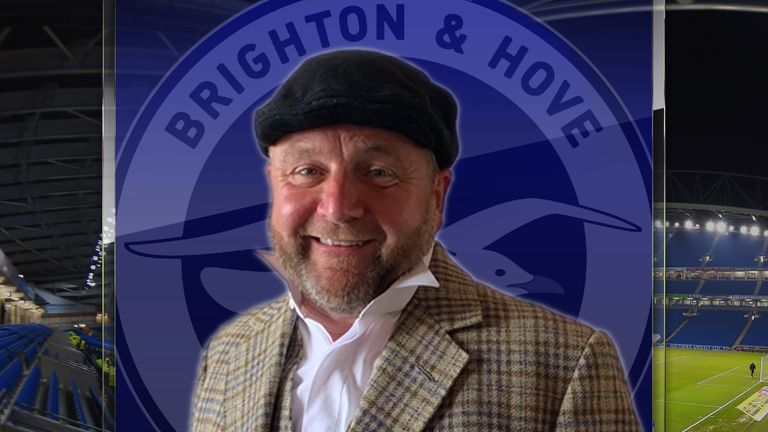 Brighton assistant head coach Billy Reid in costume for his new acting role