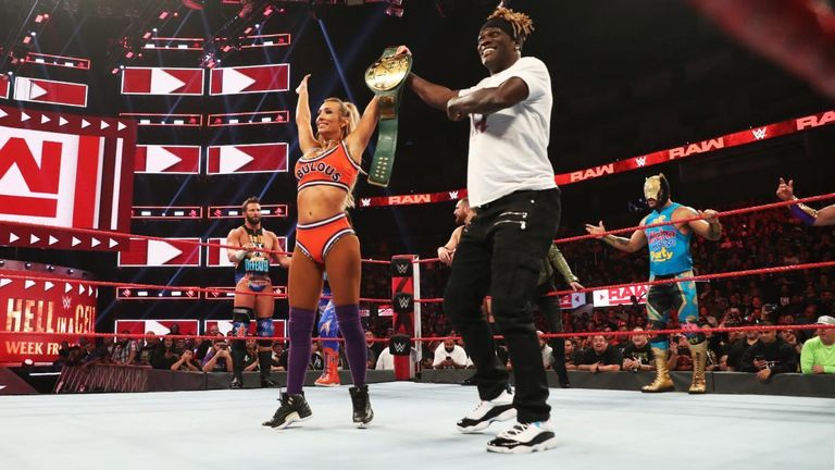 Carmella's long spell as R-Truth's running mate came to an end when she won the 24/7 title from him!