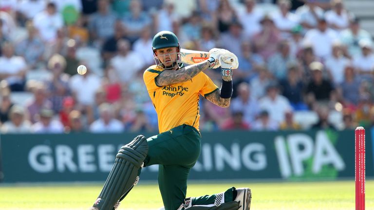 Nottinghamshire and England opener Alex Hales has signed for Barbados Tridents