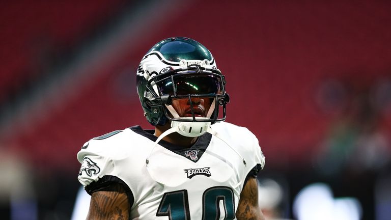 DeSean Jackson sufrió una tensión abdominal contra Atlanta