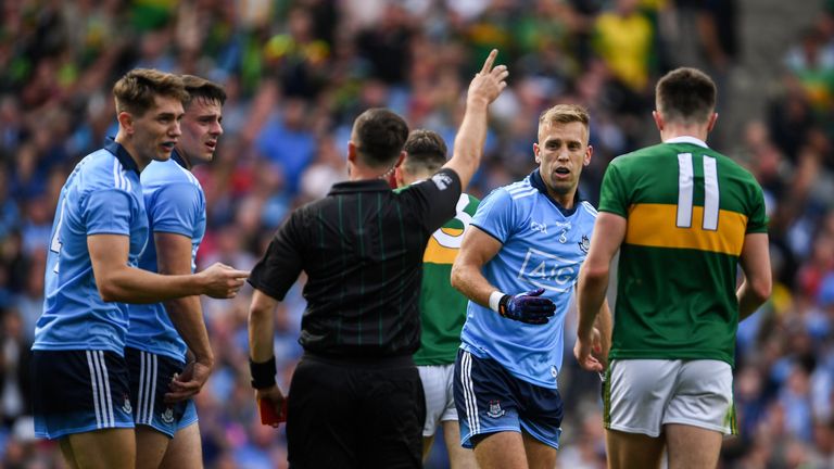 Jonny Cooper was given his marching orders just before half-time