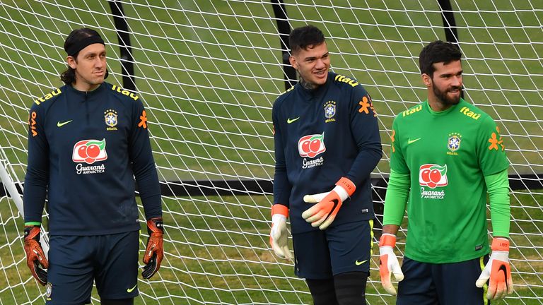 Ederson y Alisson son compañeros de equipo de Brasil.