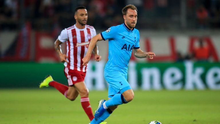 Christian Eriksen was wasteful for Tottenham, giving the ball away 22 times
