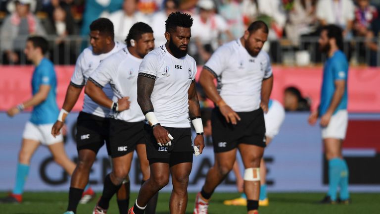 Fiji will struggle to reach the quarter-finals after also losing to Australia on Saturday
