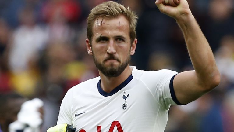Tottenham forward Harry Kane has scored five Premier League goals this season