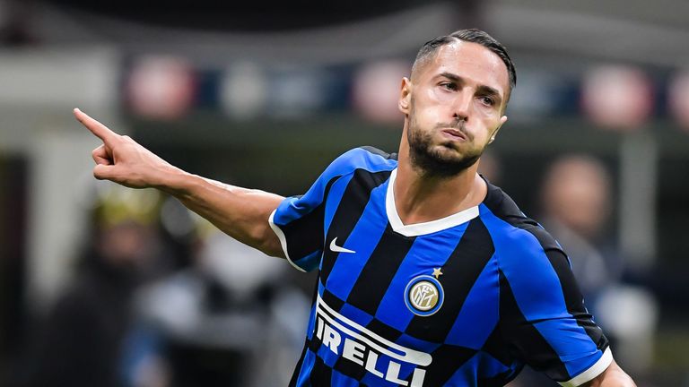 Danilo D'Ambrosio selló la victoria del Inter