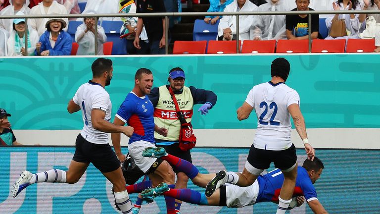 Namibia are still going in search for their first Rugby World Cup victory