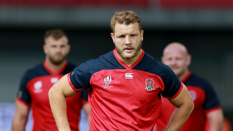 Launchbury fue parte del equipo de Inglaterra que llegó a la final de la Copa M undial de Rugby.