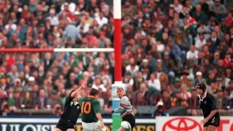 Joel Stransky struck the match-winning drop-goal at Ellis park in 1995