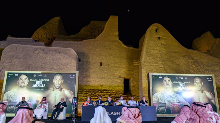 Joshua enjoyed the seclusion of training in Saudi Arabia