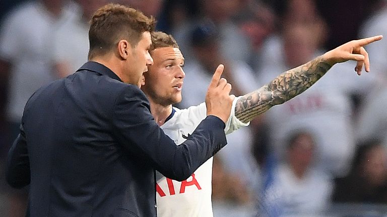 Kieran Trippier and Mauricio Pochettino spent four seasons together at Tottenham