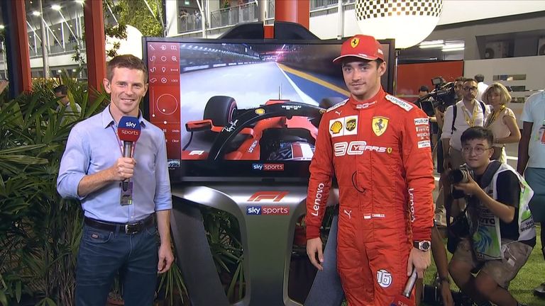 Leclerc says Ferrari 'struggling like crazy with their car