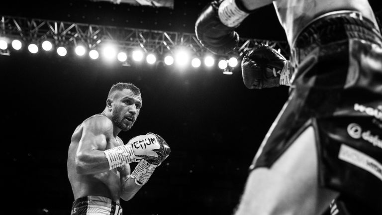 Lomachenko fought his first pro fight in the UK