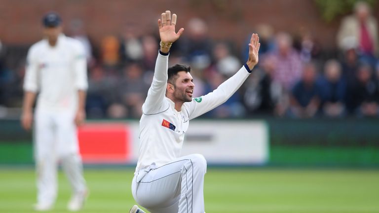 Keshav Maharaj ha tomado 33 wickets en nueve entradas en el Campeonato del Condado hasta ahora