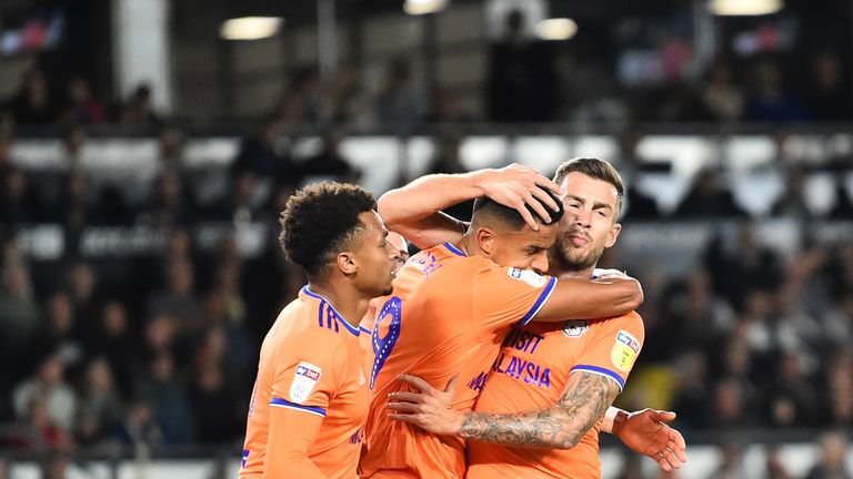 Striker Robert Glatzel scored his first Cardiff goal following his summer move from FC Heidenheim